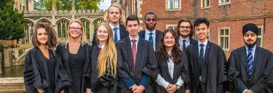 Image showing Cambridge University students